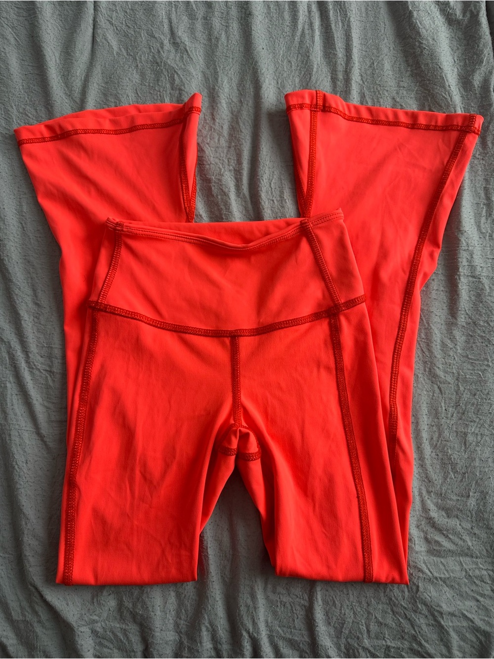 Tiger Friday Neon Coral Orange Dance Leggings Kids